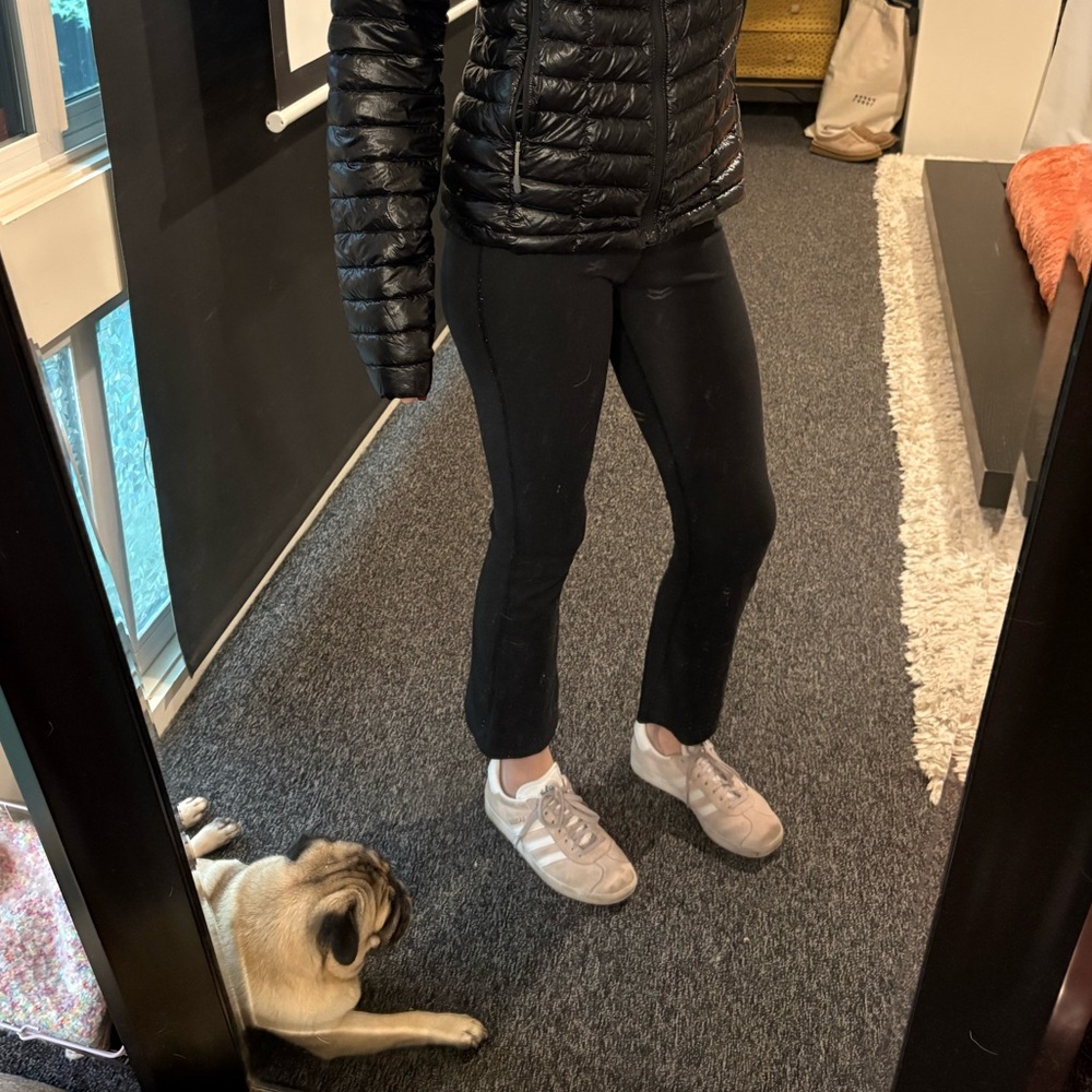 Outdoor Voices Black Flared Leggings